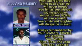 Leonard C  Robinson and Clarence N  Robinson memorial new 2