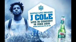 J. Cole thanks South African fans for their support at the Castle Lite Unlocks: J. Cole Experience