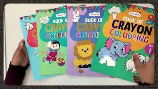 Crayon Colouring Book Vol. 1&ndash;4 for Kids | Fun & Easy Colouring | Lil Legends