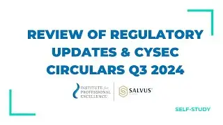 Review of Regulatory Updates & CySEC Circulars Q3 2024