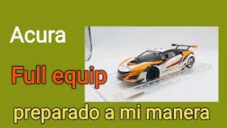 ACURA NSX scaleauto preparado ami manera ( esta vez velocidad ) #scaleauto