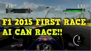 F1 2015 The Game (Xbox One HD)- First 3 Lap Race (Sainz @ Russia)