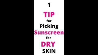 1 TIP for Picking Sunscreen for DRY SKIN #goseechristysunscreen