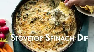 Stovetop Spinach Dip - One Pan-20 Minutes - The Best!
