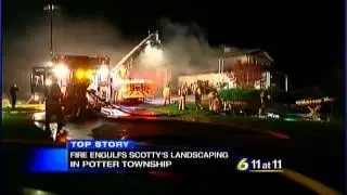 Fire destroys Potter Township business