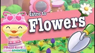 Flowers 101 : Intro to Flowers & How they Work | Hello Kitty Island Adventure Beginner Flowers Guide