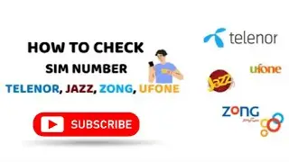 How to check Sim number Jazz Zong,Ufone, Telenor Sim number check