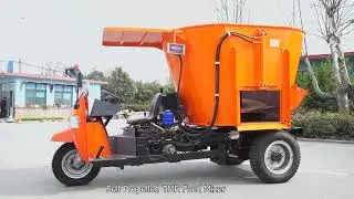 mini self propelled cow cattle feeder mixer wagon