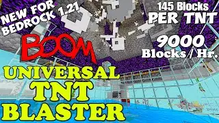 Универсальный ТНТ-бластер!!! (Простой и лёгкий) [Minecraft Bedrock 1.21]