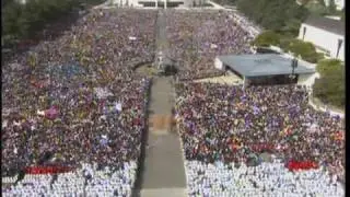 Papa en Fátima: Medio millón de personas participan en la misa de Benedicto XVI