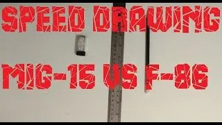 Speed Drawing | Mig-15 VS F-86 Sabre Part 1