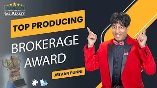 Jeevan Punni receiving Top Producing Brokerage Award - Homelife G1 Realty