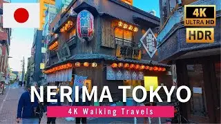 4K Tokyo Walk 🇯🇵 Japan Walking Tour in Nerima - Jan 2025 | 4K HDR 60fps