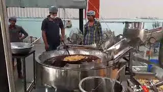 Circular type Batch fryer tilting model with inbuilt heat exchanger