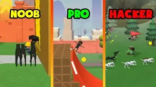 Mad Dogs Gameplay - NOOB vs PRO vs HACKER (iOS/Android)
