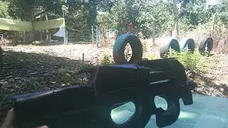 Runqi P90 GelBlaster testing firing #RunQI # Gelblaster #P90