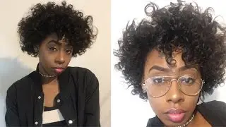 Overnight heatless curls | Bantu knot out: straight short natural Hair | IAMTRAVIA