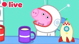 🔴 LIVE! George Pig's MOST Iconic Moments 🦖💙 Peppa Pig FULL EPISODES | Kids Cartoons (With Captions)