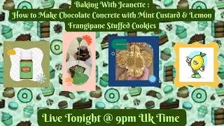 Baking With Jeanette: How to Make Chocolate Concrete & Lemon Frangipane Stuffed Cookies