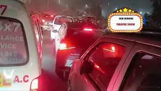Ambulances were stuck in traffic due to heavy congestion in Jammu.