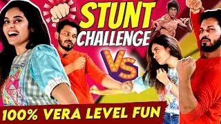 Stunt Challenge 👊 in Trampoline Park | CWC Combo is back!! 🔥| Shrutika Arjun