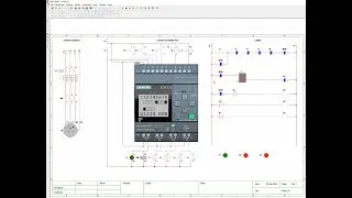 Controllo di un nastro trasportatore con PLC: schemi funzionali e protezioni (Cade Simu)