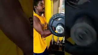 wall barbell curl🟢  lean muscle building #shorts #trending #fitness