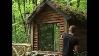 Man Builds PALLET House on Steep Mountain #steepmountain #restoration #abandonedplaces #pallethouse