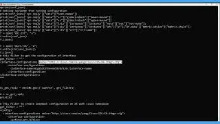 NETCONF | YANG | ASR9000| IOS-XR | PYTHON NCCLIENT | Structure Data