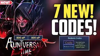 *NEW* ALL WORKING HALLOWEEN UPDATE CODES FOR A UNIVERSAL TIME! - ROBLOX! A UNIVERSAL TIME CODES