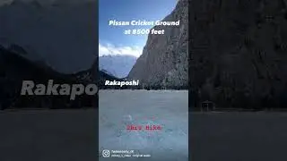 Pissan Cricket Ground at 8500 feet