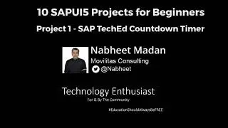 10 SAPUI5 Projects for Beginners - Project 1
