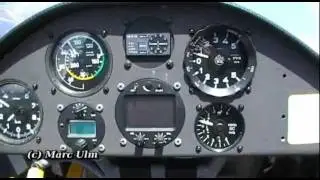 Schempp-Hirth Janus Cockpit  Flight Schwabach - Donauw&ouml;rth Stillberghof
