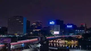 Night timelapse Cairo