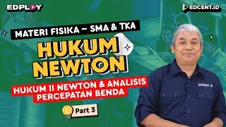 Materi Fisika: Hukum Newton tentang Gerak | Hukum II Newton & Analisis Percepatan Benda | Part 3