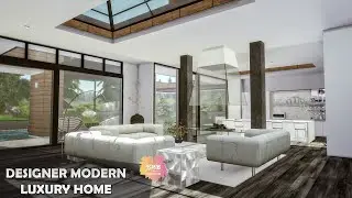 DESIGNER MODERN LUXURY HOME | HAMPTONS SERIES | SIMS 4 CC SPEED BUILD | DOWNLOAD LINK (TRAY+CC)