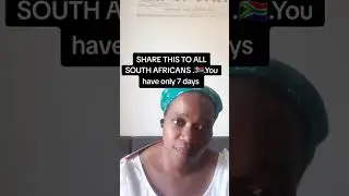 .🇿🇦YOU  HAVE ONLY  7 DAYS LEFT!!!!!!!!