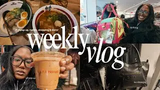 day in my life| ELF pop up, ramen, vintage shops & more