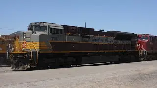 Heritage unit CP 7013 sitting in the Fresno UP yard