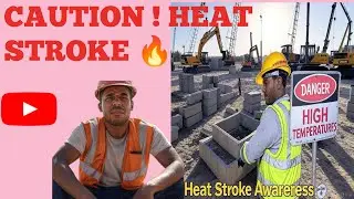 Heat stress safety tips for workplace/Heat stroke safety training#heatstress#heatstroke
