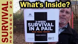 Survival Kit In A Bucket - 2 Week Emergency Preparedness Kit