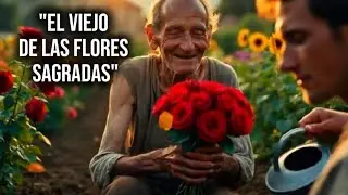 El viejo de las flores sagradas: Una historia que ara tu alma para plantar consuelo.