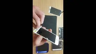 Video recovery of 5s white made by Samsung S7 edge. LCD replacement