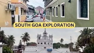 Ep 11-South Goa Exploration- Panjim Church, Miramar Beach, Traditional Goa streets.