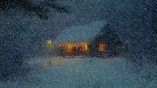 Blasting Blizzard & Heavy Snow Storm | Cold Howling Wind & Mighty Blizzard┇Winter Ambience