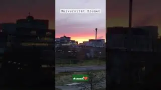 University of Bremen // Winter sunset #germany #sunset #universityofbremen