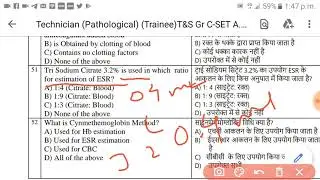 NCL LAB TECHNICIAN EXAM 8 NOVEMBER 2020 ANSWER KEY PART 2