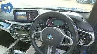 BMW 520 MHT M SPORT TOURING, DIESEL HYBRID, AUTO IN A LOVELY Phytonic Blue Metallic