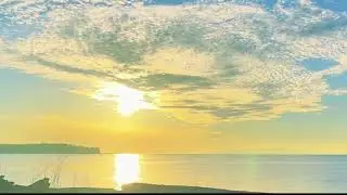 1 Hour Chill, Relax, Study as You Listen to Jazz Blues Music  and Watch the Harbor Sunset