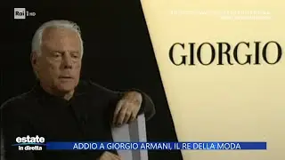 Giorgio Armani, una delle ultime interviste: 